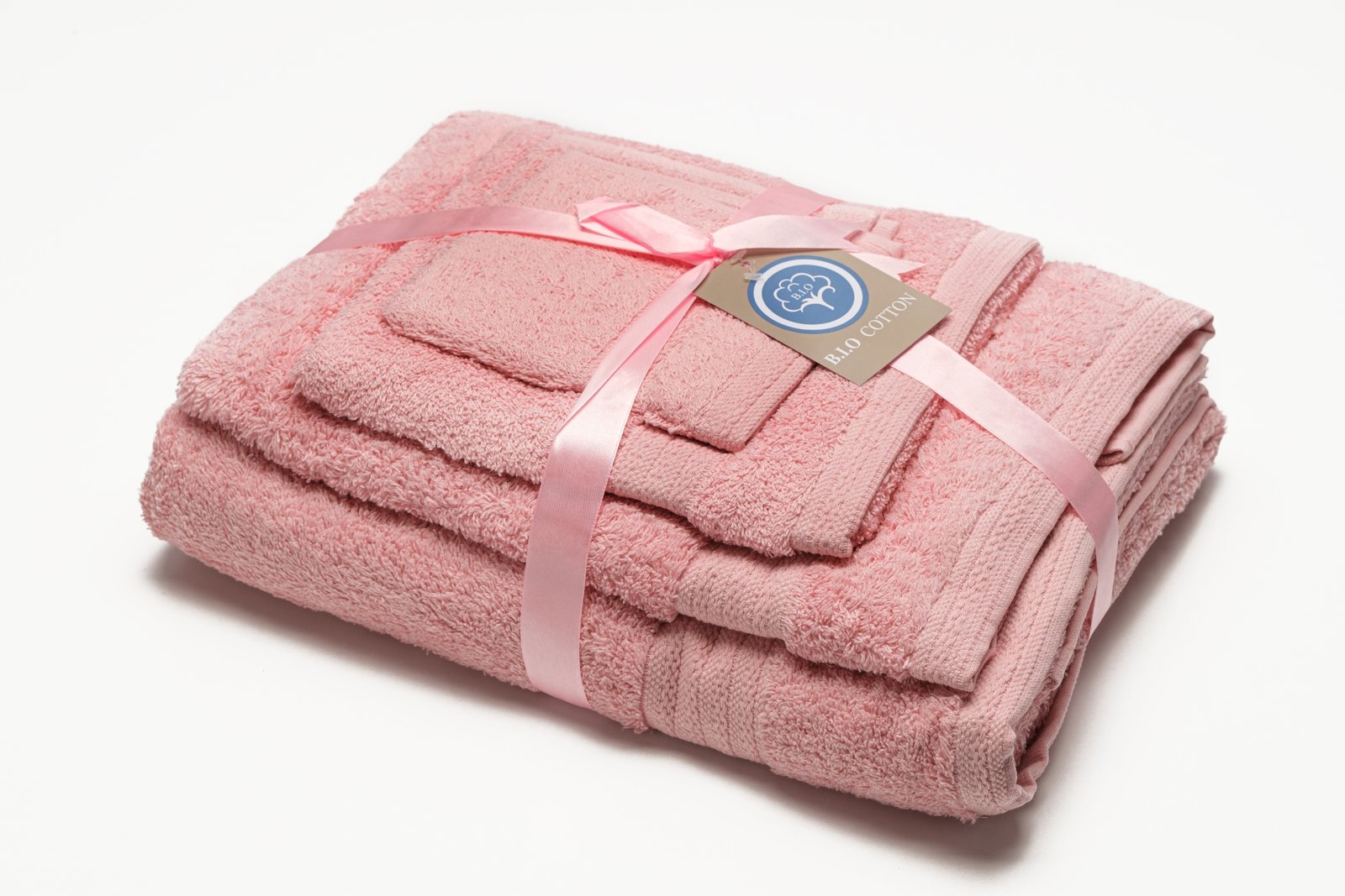 17TWLSET4COT(a)[TOWEL SET](PINK)